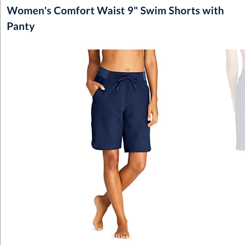 COPY - NWT Women’s Comfort Waist 9” Swim Shorts w…